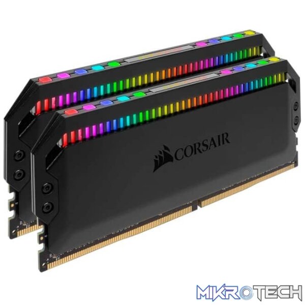 Corsair Dominator Platinum RGB 16Gb(8Gb x 2) DDR4-3466 (pc4-27730) CL16 1.35v Desktop Memory Module - Image 2